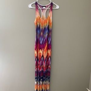 Venus XS maxi dress. Multi-color